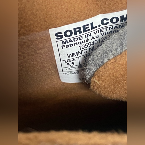 NWB Sorel Women's Winter Boots Snow, Velvet Tan Blackened Brown, 9.5 - Picture 7 of 9